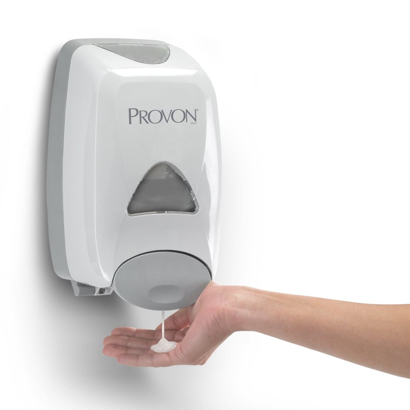 Gojo PROVON FMX-12 Push-Style Foam Soap Dispenser, Dove Grey, for 1250 mL PROVON FMX-12 Foam Soap, Shower Soap Refills (Pack of 1) â€“ 5160-06 - Image 2
